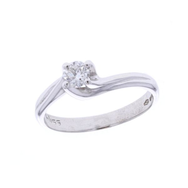 18KT White Gold 0.25ctw Diamond Solitaire Engagement Ring Harmony Jewellers Grimsby, ON