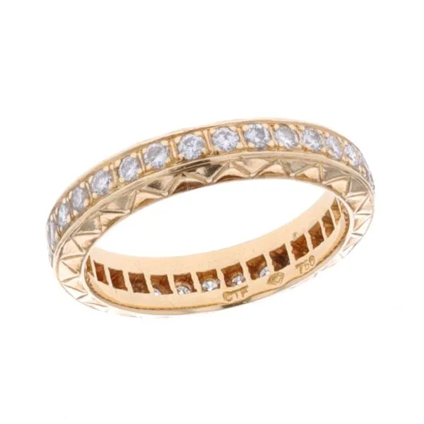 18KT Yellow Gold Eternity Diamond Ring Harmony Jewellers Grimsby, ON