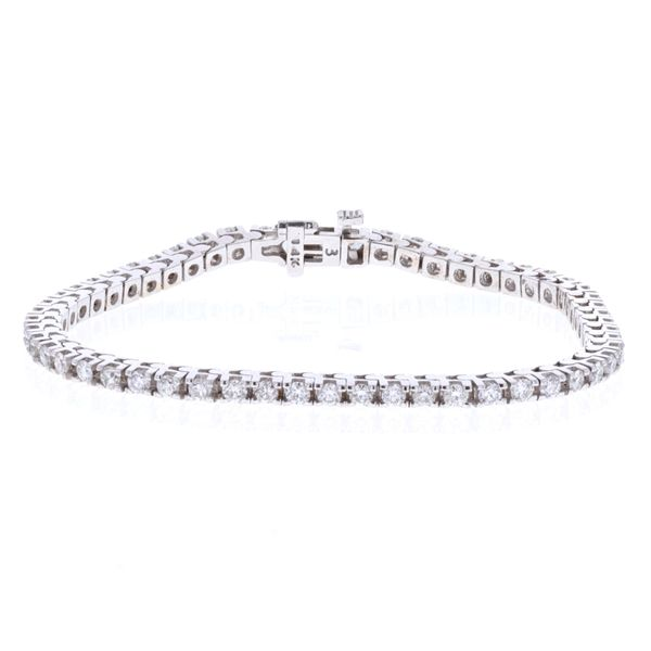 14KT White Gold 3.75ctw Diamond Tennis Bracelet Harmony Jewellers Grimsby, ON