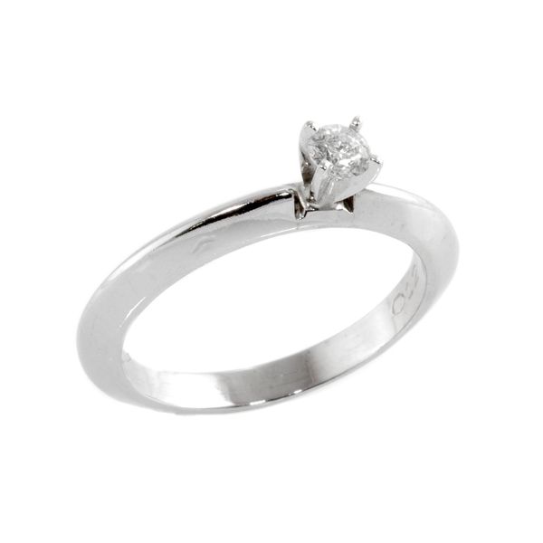 14KT White Gold 0.12ctw Diamond Solitaire Ring Harmony Jewellers Grimsby, ON