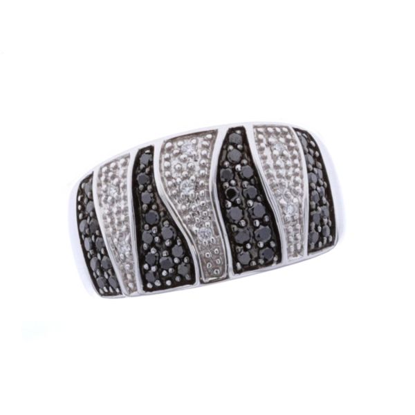 14KT White Gold 0.51ctw Black and White Diamond Ring Harmony Jewellers Grimsby, ON
