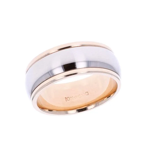 10KT Two-Tone Ladies Wedding Band Harmony Jewellers Grimsby, ON