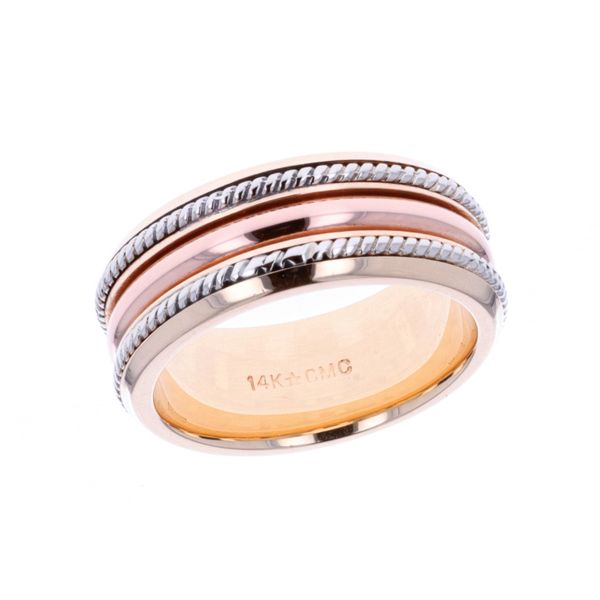 14KT Tri-Colour Ladies Wedding Band Harmony Jewellers Grimsby, ON