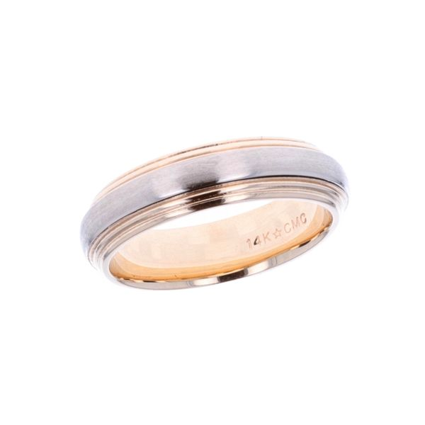 14KT Two-Tone Ladies Wedding Band Harmony Jewellers Grimsby, ON