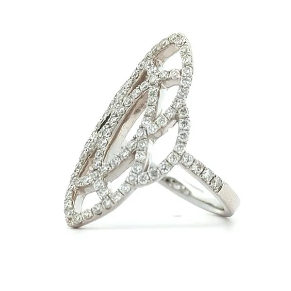 18KT White Gold 0.98ctw Diamond Custom Made Ring Image 2 Harmony Jewellers Grimsby, ON