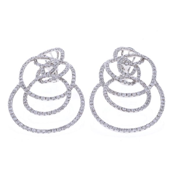 18KT White Gold and 6.95ctw Diamond Earrings Harmony Jewellers Grimsby, ON
