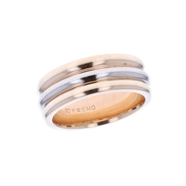 10KT Two-Tone Ladies Wedding Band Harmony Jewellers Grimsby, ON