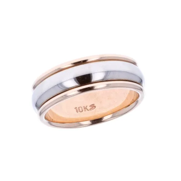 10KT Two-Tone Ladies Wedding Band Harmony Jewellers Grimsby, ON