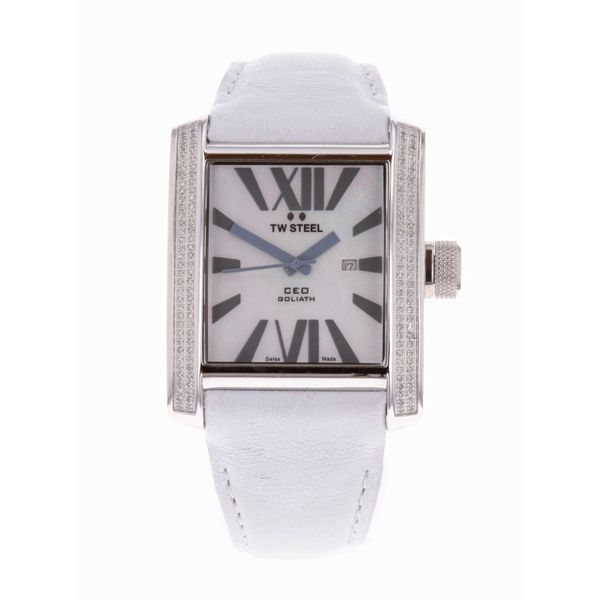 TW STEEL White Band Watch Final Sale Harmony Jewellers Grimsby, ON