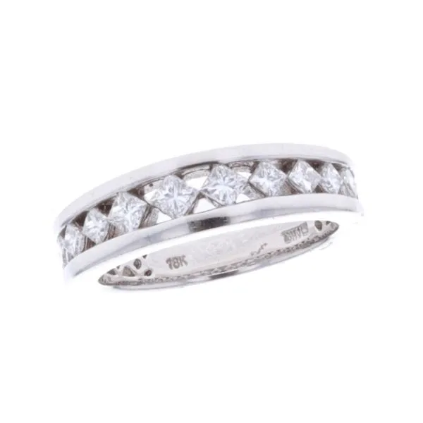 18KT White Gold 0.89ctw Diamond Estate Anniversary Band Harmony Jewellers Grimsby, ON