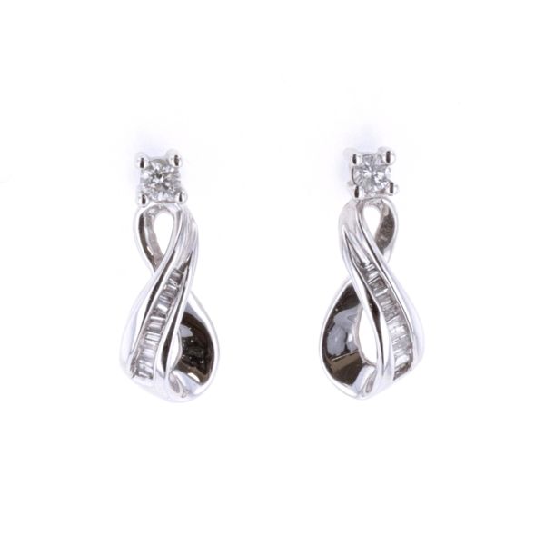 14KT White Gold 0.50ctw Diamond Earrings Final Sale Harmony Jewellers Grimsby, ON