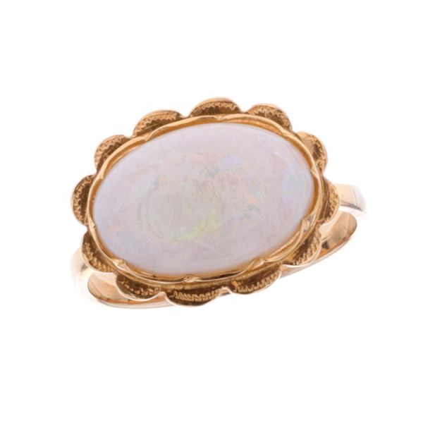 14KT Yellow Gold Opal Ring Harmony Jewellers Grimsby, ON