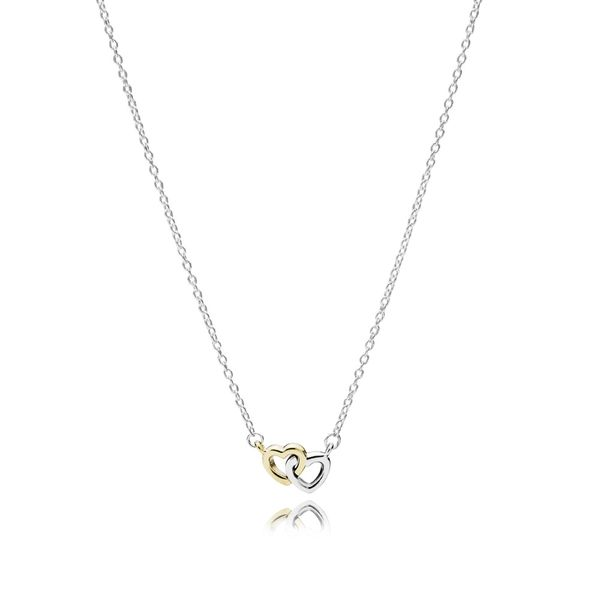 Necklace United in Love with 14K Gold and Clear CZ Harmony Jewellers Grimsby, ON