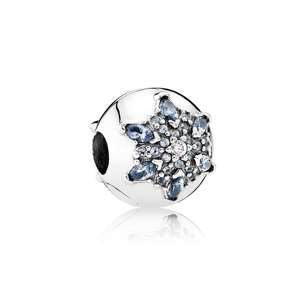 Charm Crystallised Snowflake with Moonlight Blue Crystals, Sky Blue Crystals and Clear CZ Harmony Jewellers Grimsby, ON