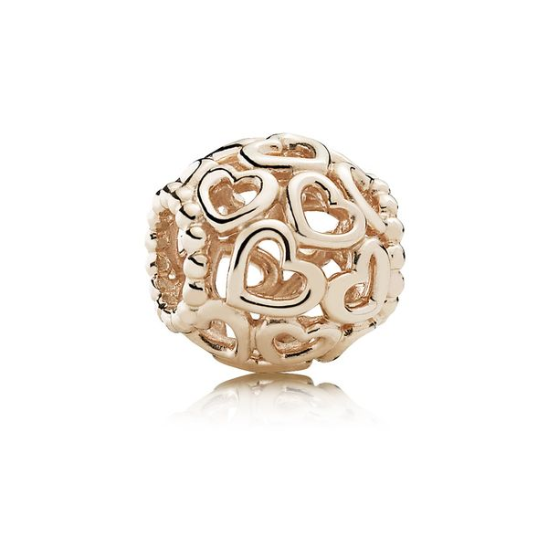 Openwork hearts Rose charm Harmony Jewellers Grimsby, ON