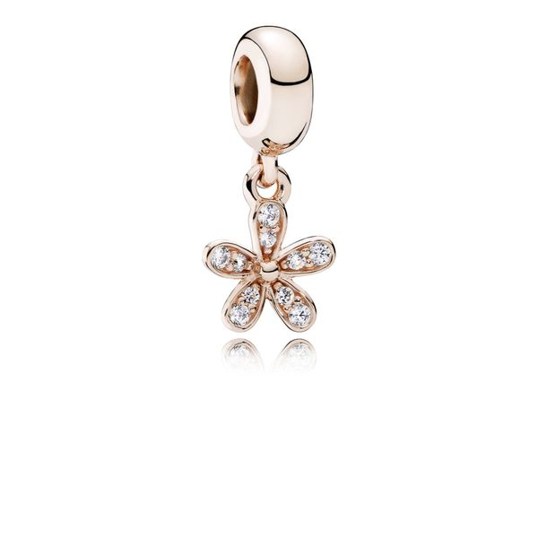 PANDORA Rose Dangle Dazzling Daisy with Clear CZ Harmony Jewellers Grimsby, ON