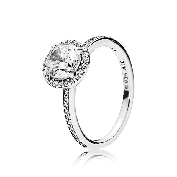 Ring in sterling silver with claw-set clear CZ Harmony Jewellers Grimsby, ON