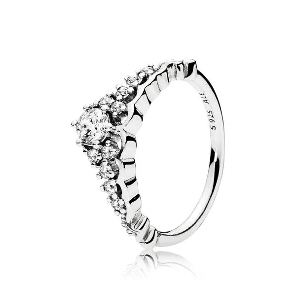 Tiara silver ring with clear cubic zirconia Harmony Jewellers Grimsby, ON