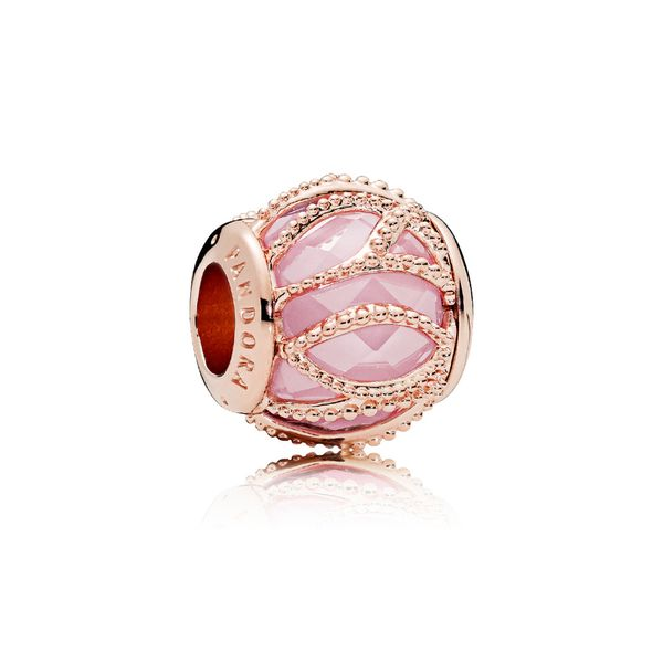 Abstract charm in Rose with pink CZ Harmony Jewellers Grimsby, ON