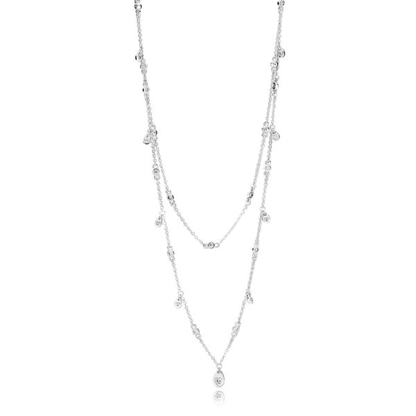 Layered station necklace in sterling silver Harmony Jewellers Grimsby, ON