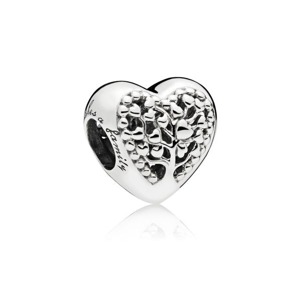 Flourishing Hearts Tree of love heart silver charm Harmony Jewellers Grimsby, ON