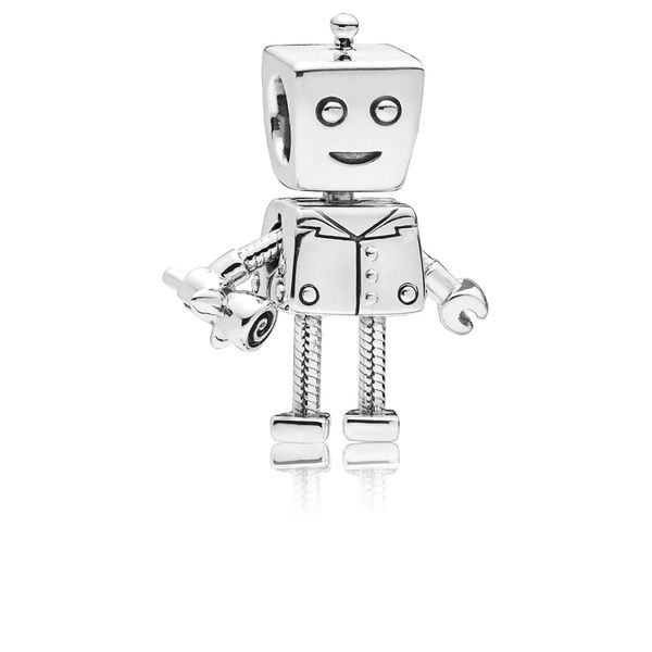 Boy robot silver charm Harmony Jewellers Grimsby, ON