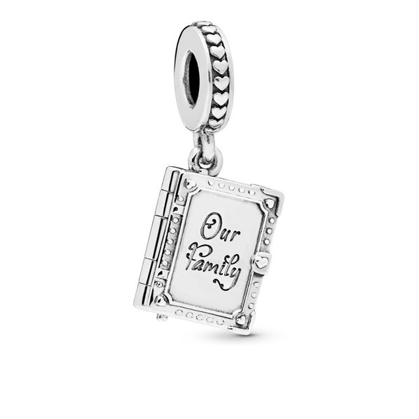 Family book openable silver dangle Harmony Jewellers Grimsby, ON