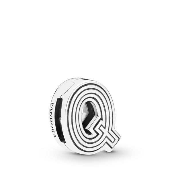 Pandora Reflexions letter Q silver clip charm Harmony Jewellers Grimsby, ON