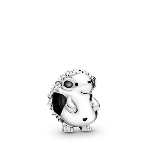 Hedgehog sterling silver charm with black enamel Harmony Jewellers Grimsby, ON