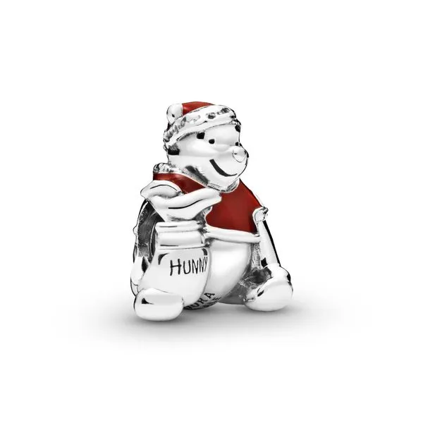 Disney Winnie the Pooh sterling silver charm with red ename Harmony Jewellers Grimsby, ON