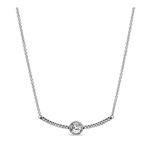 Sterling silver collier with clear CZ Harmony Jewellers Grimsby, ON