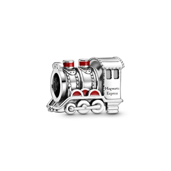 Harry Potter, Hogwarts Express sterling silver charm with red enamel Harmony Jewellers Grimsby, ON
