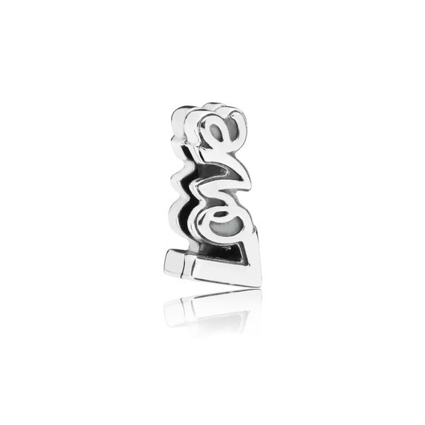 PANDORA Reflexions love script clip charm in sterling silver Harmony Jewellers Grimsby, ON