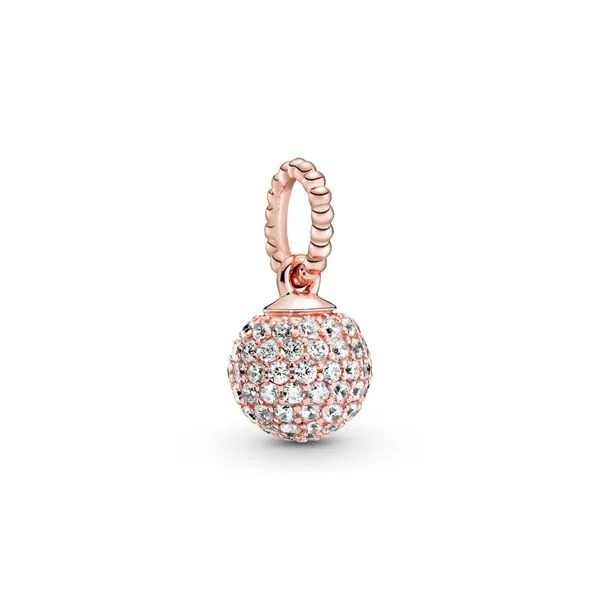 Rose pendant with clear CZ Harmony Jewellers Grimsby, ON