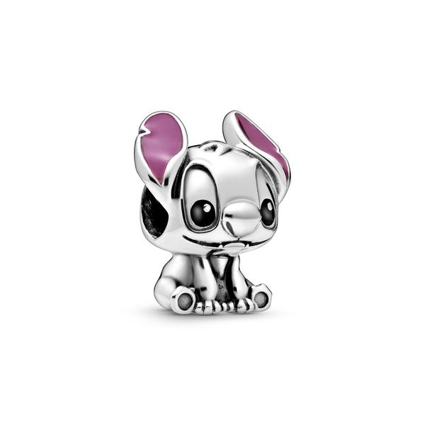 Disney Stitch silver charm with black and purple enamel Harmony Jewellers Grimsby, ON