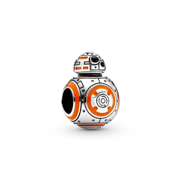 Star Wars BB8 sterling silver charm with orange Harmony Jewellers Grimsby, ON