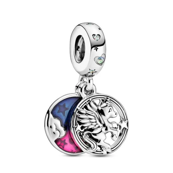 Unicorn sterling silver dangle with Aurora Harmony Jewellers Grimsby, ON