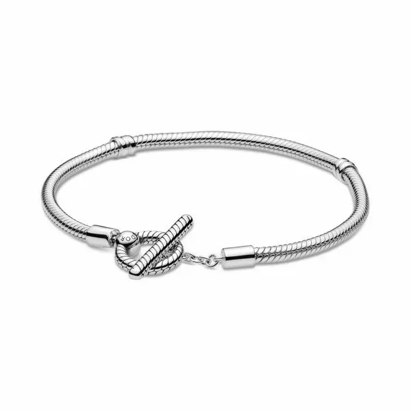 Snake chain sterling silver T-bar bracelet Harmony Jewellers Grimsby, ON