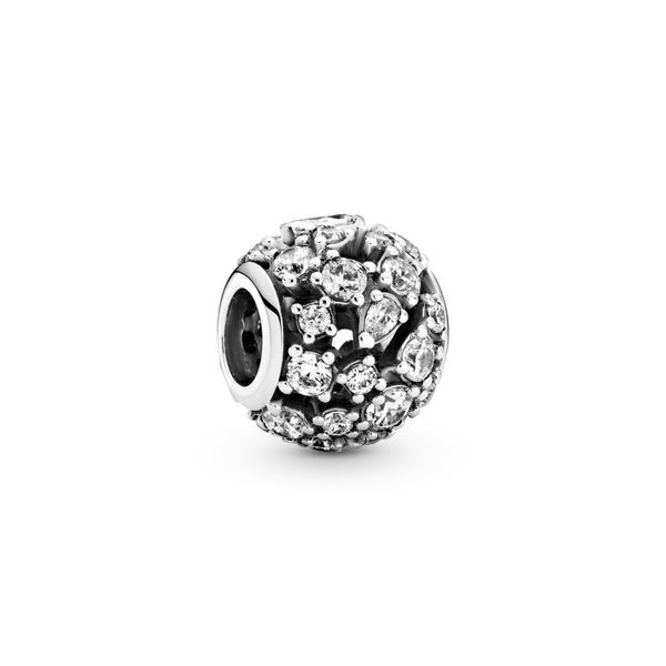 Sterling silver charm with clear cubic zirconia Harmony Jewellers Grimsby, ON
