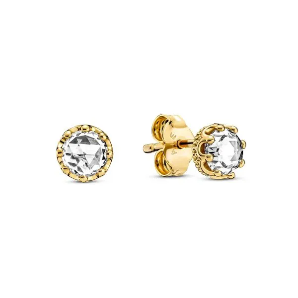 Crown Pandora Shine stud earrings Harmony Jewellers Grimsby, ON