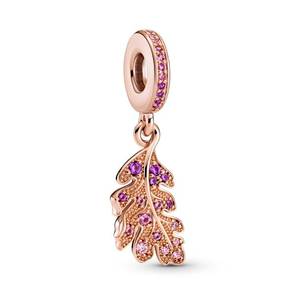 Oak leaf Pandora Rose dangle with fancy fairy Harmony Jewellers Grimsby, ON