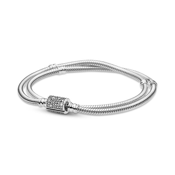 Double snake chain sterling silver bracelet Harmony Jewellers Grimsby, ON