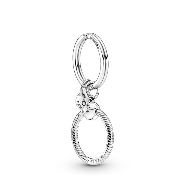 Sterling silver key ring with small Pandora O Harmony Jewellers Grimsby, ON