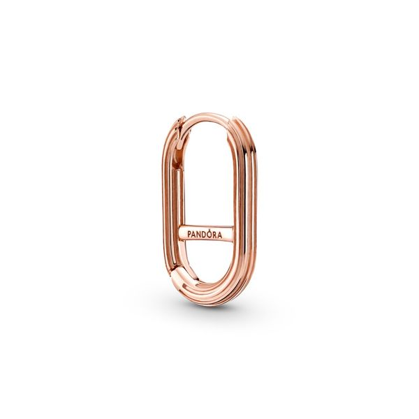 14k Rose gold-plated hoop connector earring Harmony Jewellers Grimsby, ON