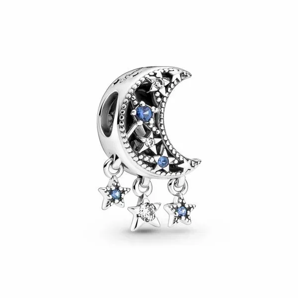 Moon and star sterling silver charm Harmony Jewellers Grimsby, ON