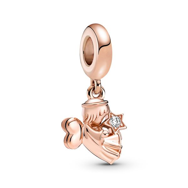 Angel 14k rose gold-plated dangle Harmony Jewellers Grimsby, ON