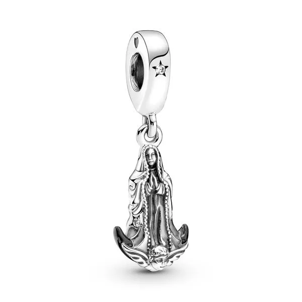 Virgin of Guadalupe sterling silver dangle Harmony Jewellers Grimsby, ON