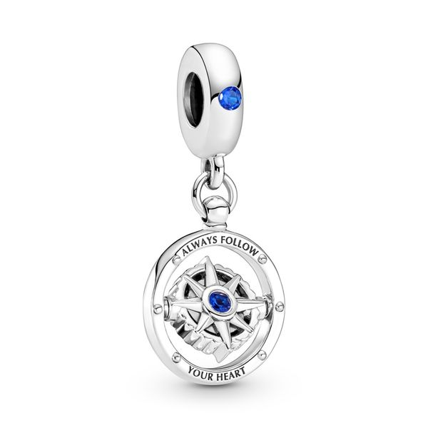Spinning compass sterling silver dangle Harmony Jewellers Grimsby, ON