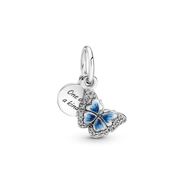 Butterfly sterling silver dangle with clear cz Harmony Jewellers Grimsby, ON