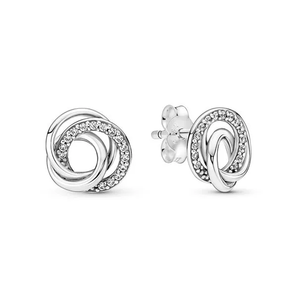 Encircled sterling silver stud earrings Harmony Jewellers Grimsby, ON